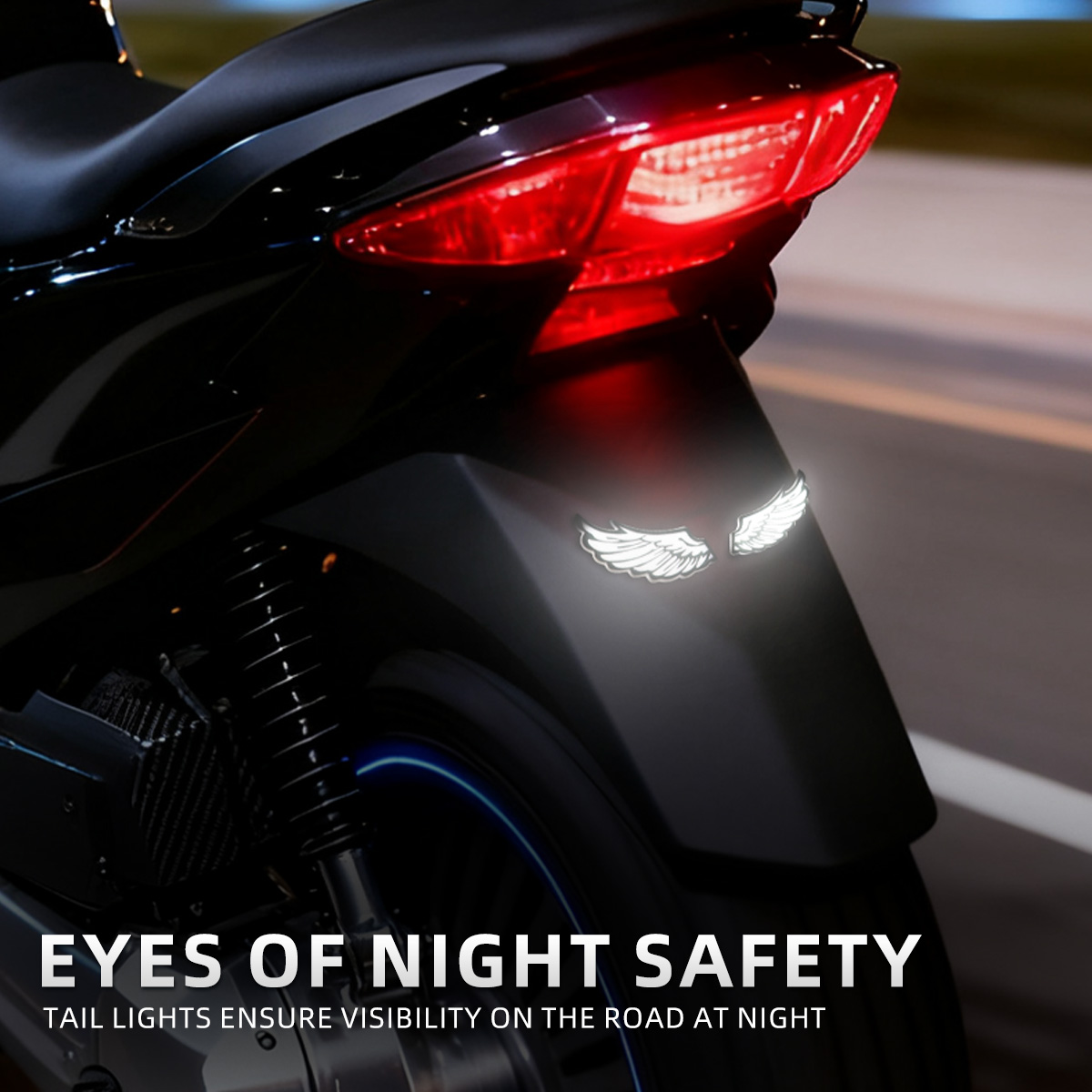 1Pair Motorcycle Angel Wings L - đánh giá và giá Sos Light Strobe