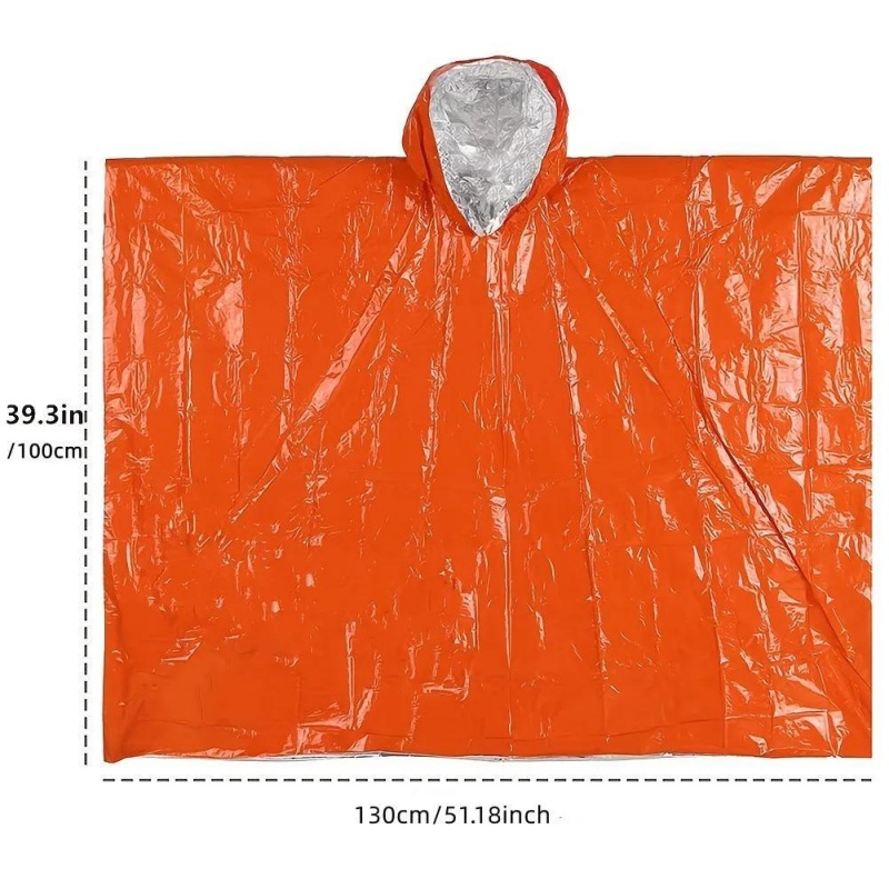 Portable Emergency Poncho 4‑Pi - đánh giá và giá Survival Blanket Reflective